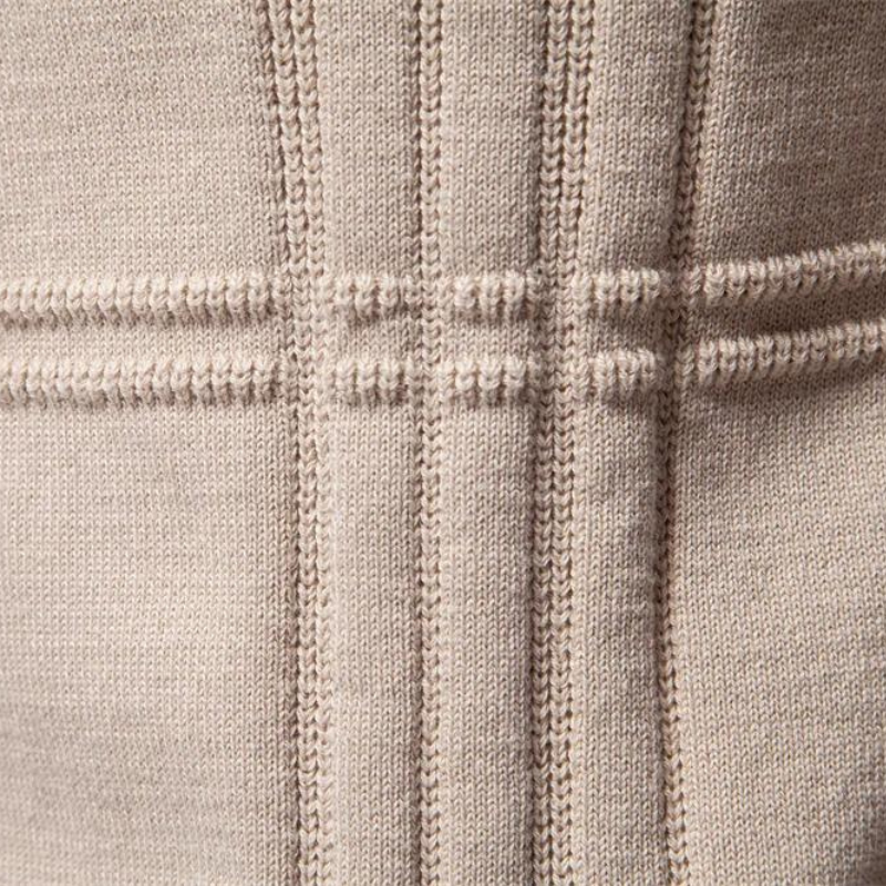 Leandro Elegant Sweater With Checkered Design