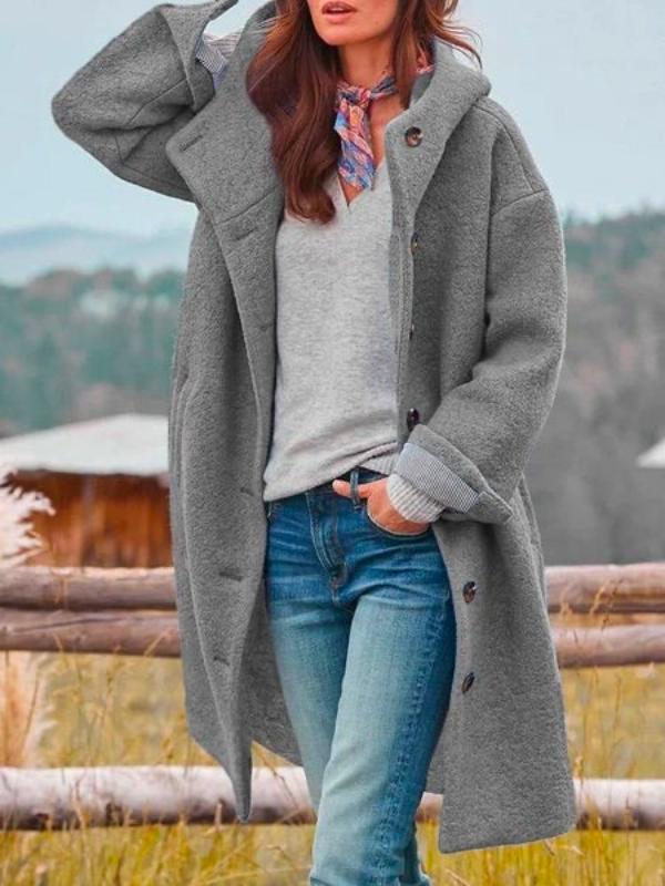 Ciedera Textured Button-Up Coat