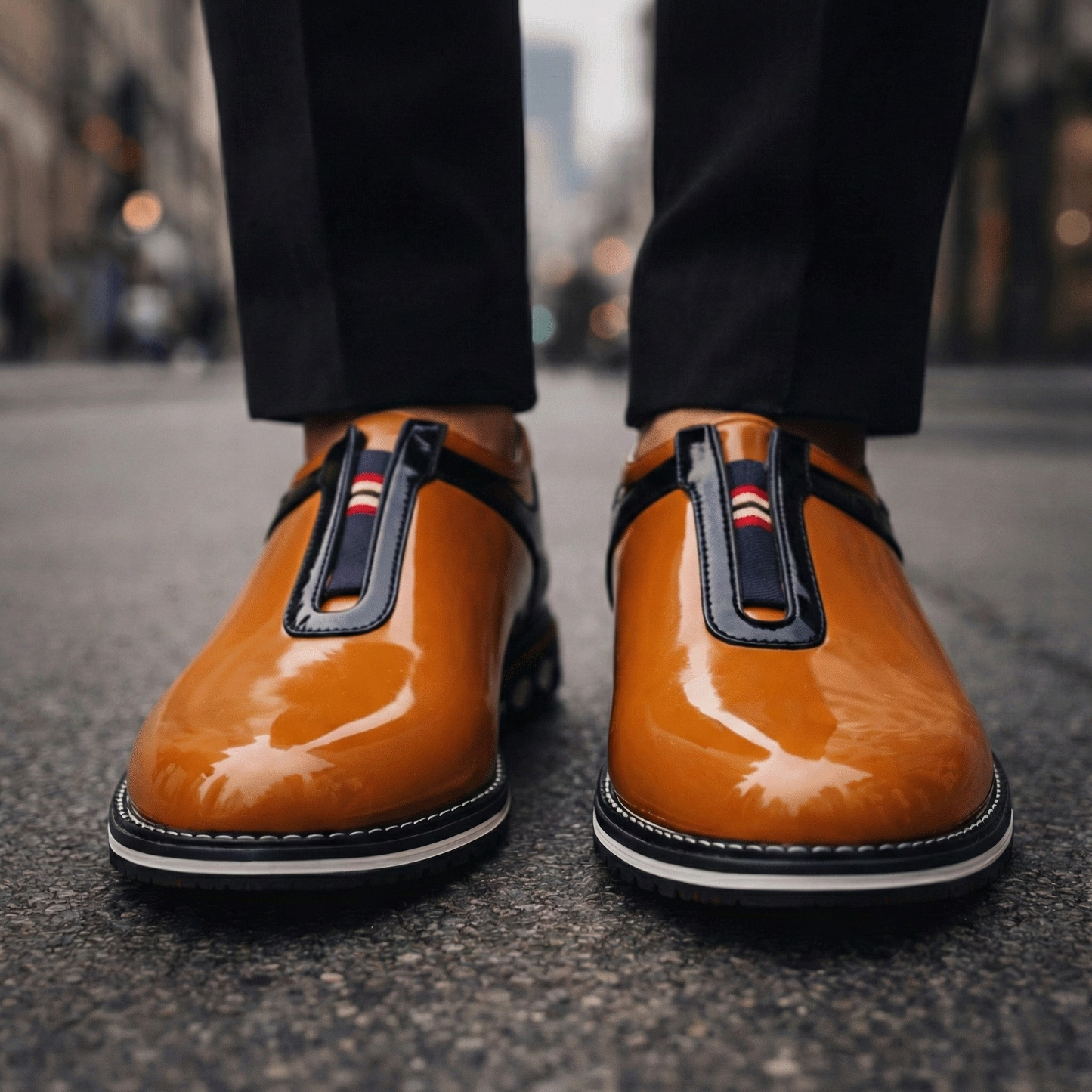 Monarch Leather Slip-On Shoes