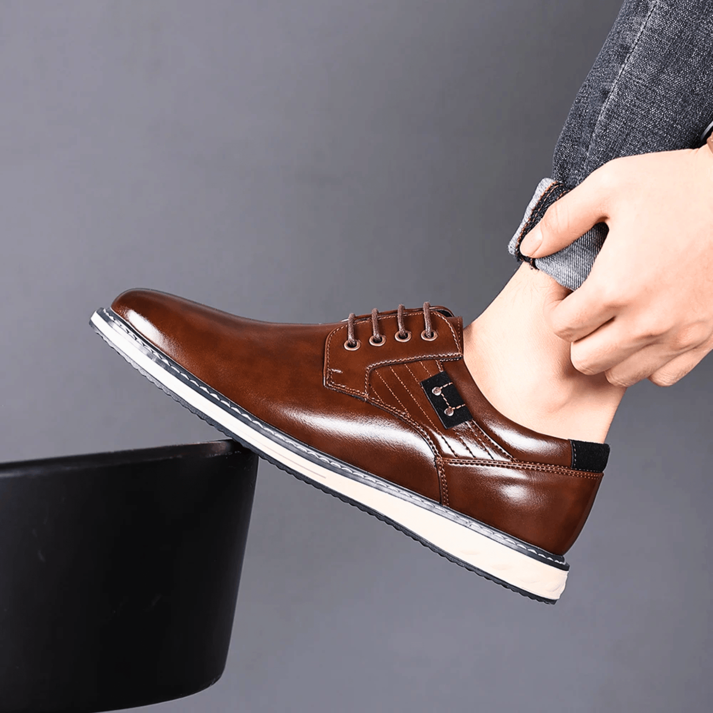 Napoli Leather Derby Shoes