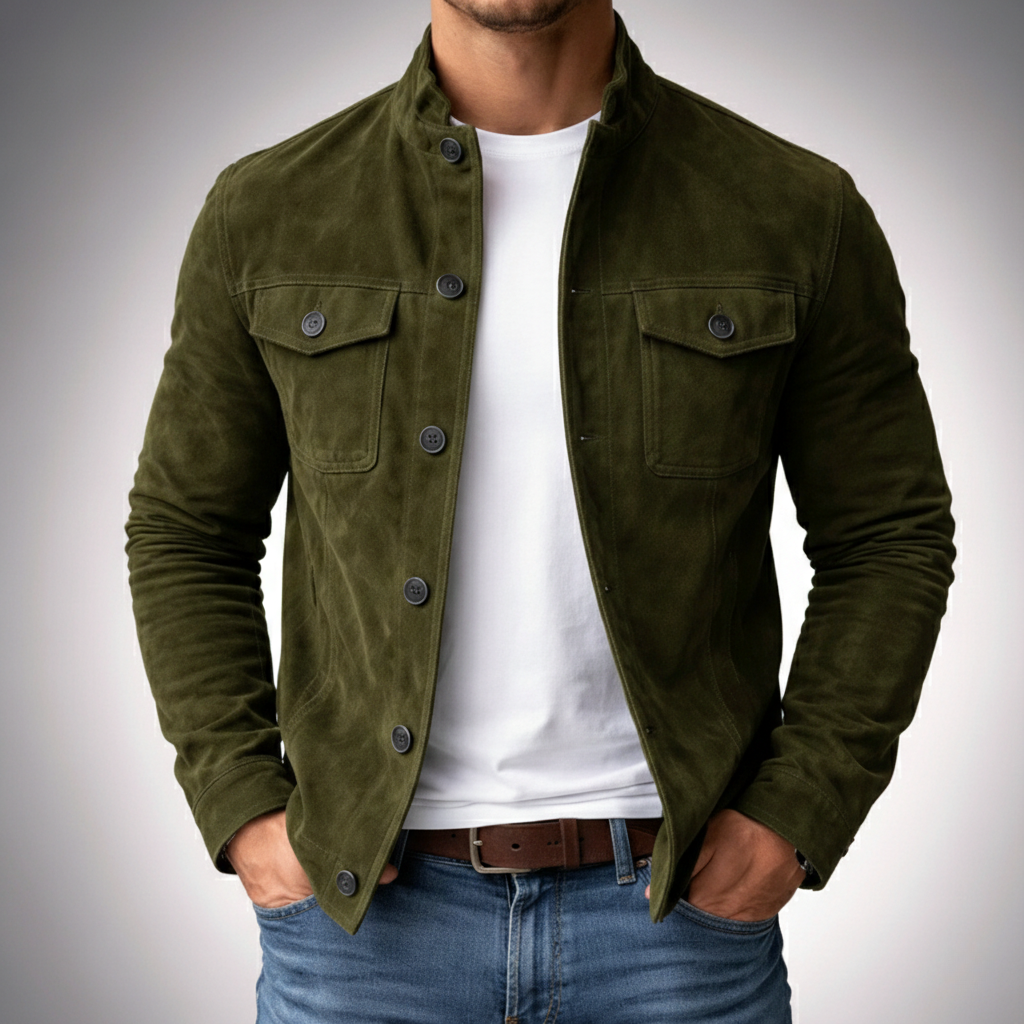 Porter Suede Utility Jacket