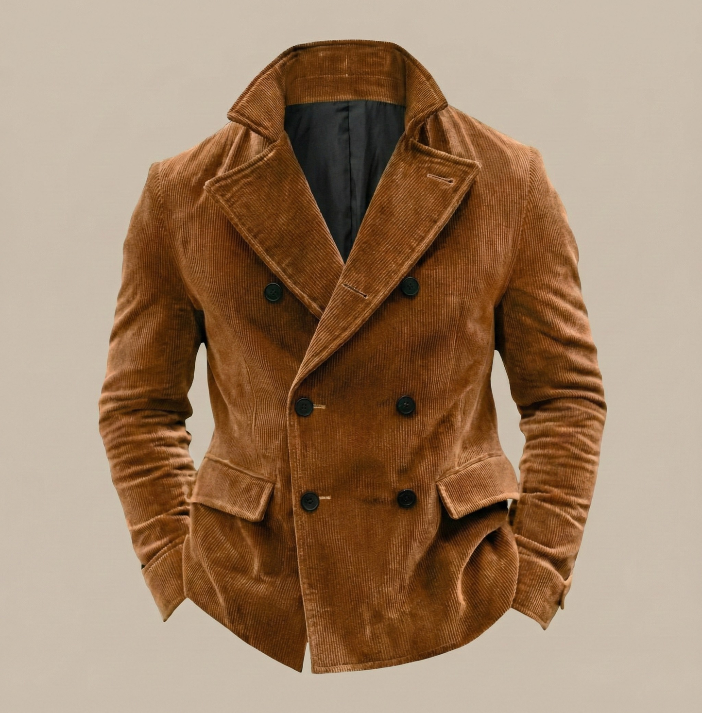 Oakmont Corduroy Double-Breasted Jacket