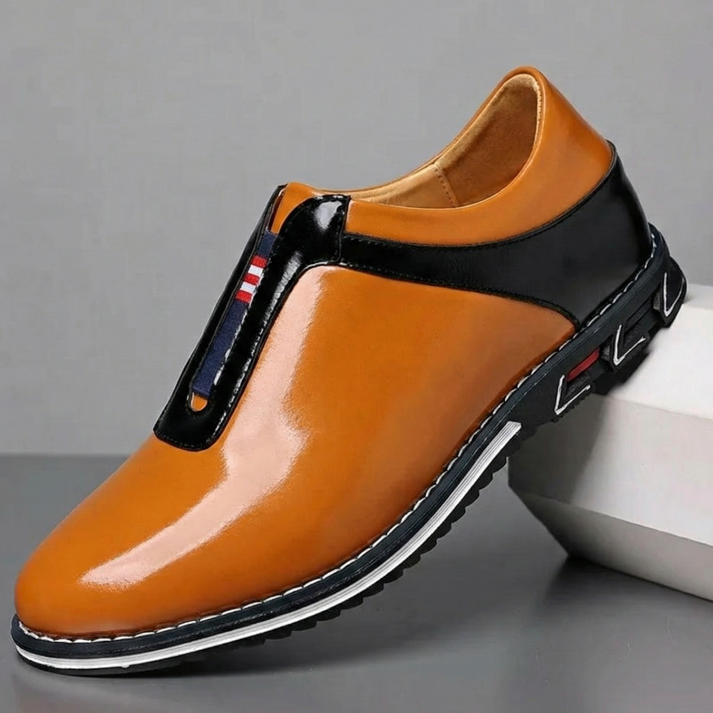 Monarch Leather Slip-On Shoes