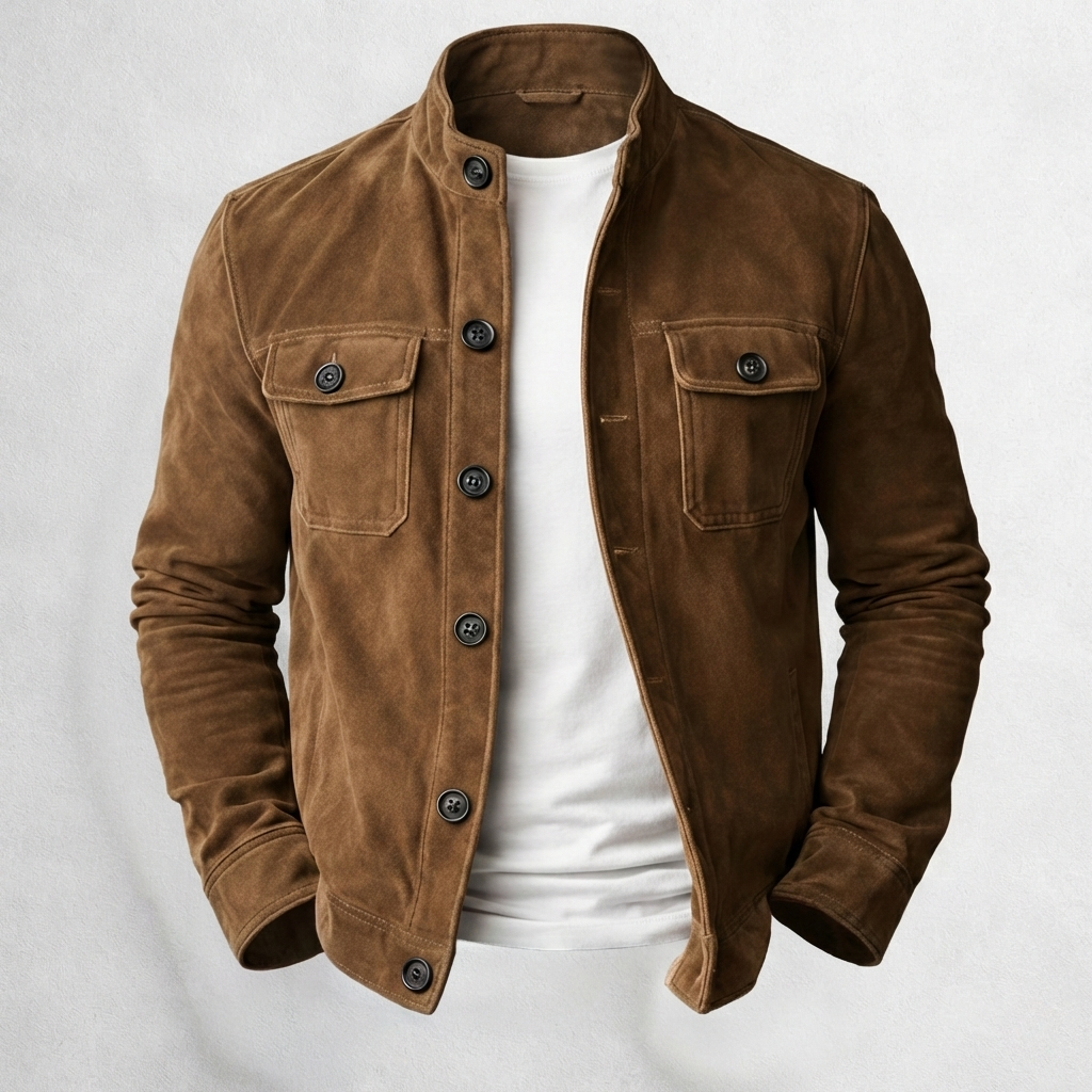 Porter Suede Utility Jacket