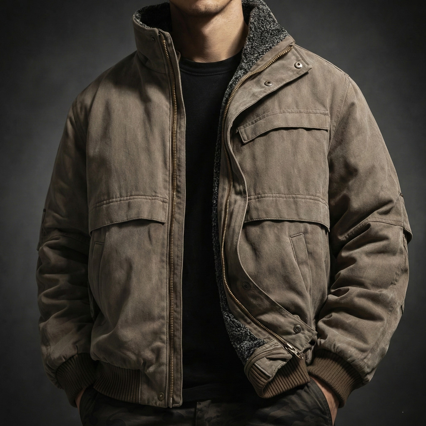 Weston Fleece-Lined Utility Jacket