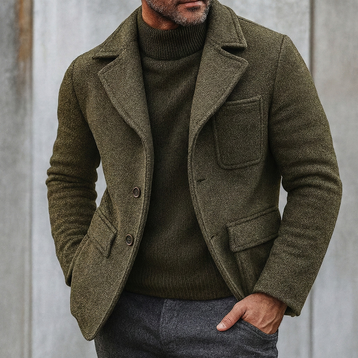 Belvoir Textured Wool Jacket