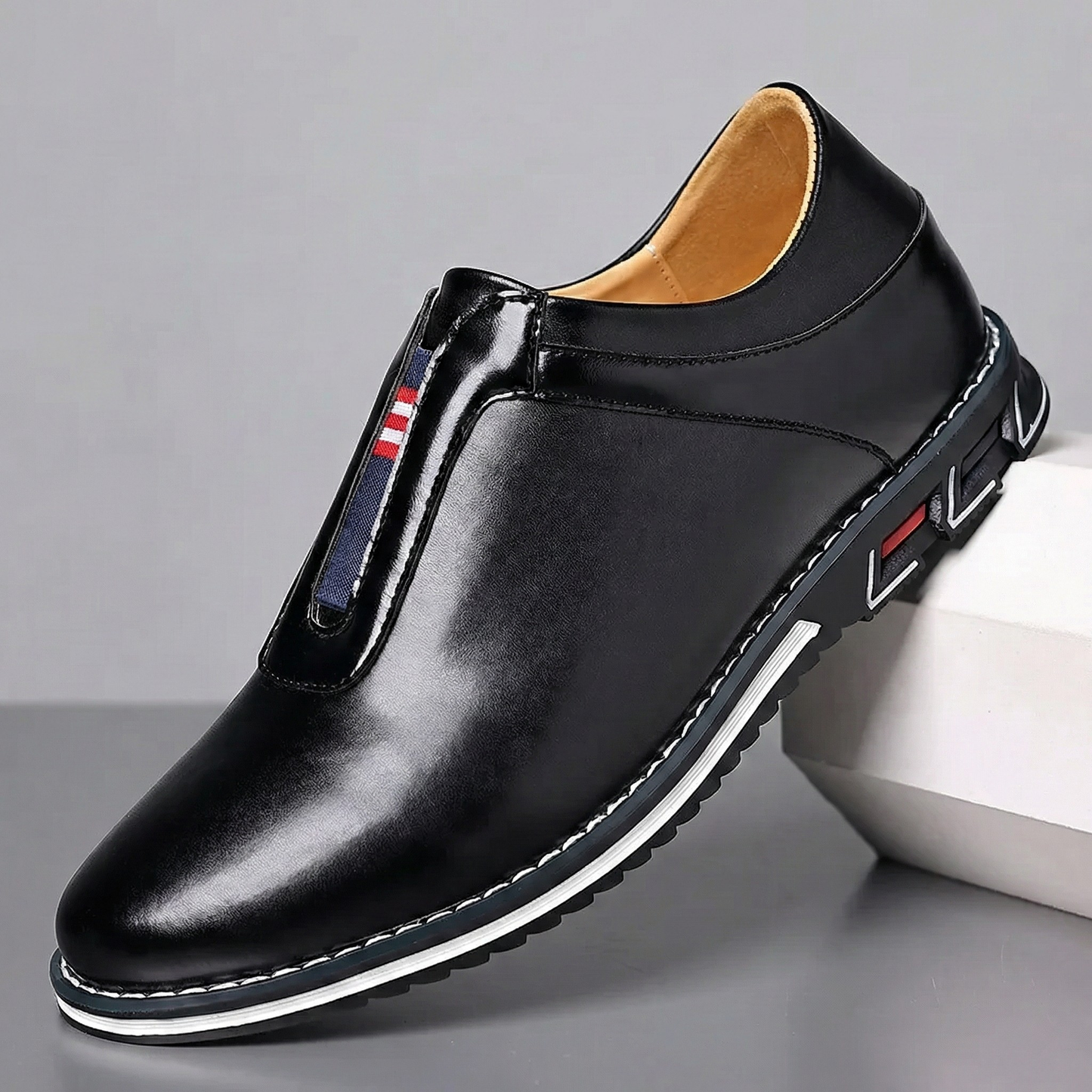 Monarch Leather Slip-On Shoes