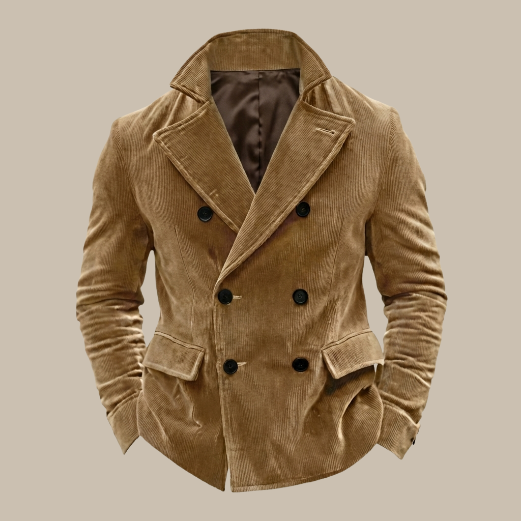 Oakmont Corduroy Double-Breasted Jacket