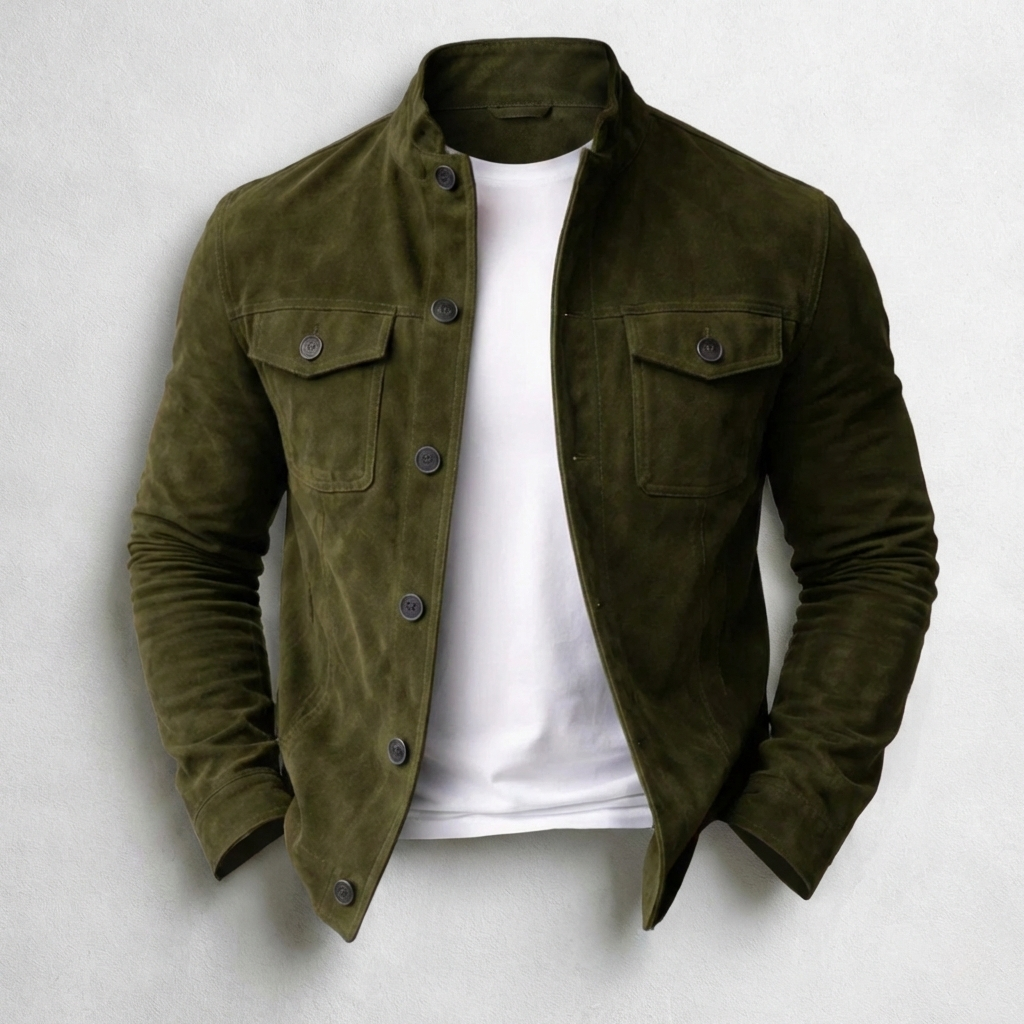 Porter Suede Utility Jacket