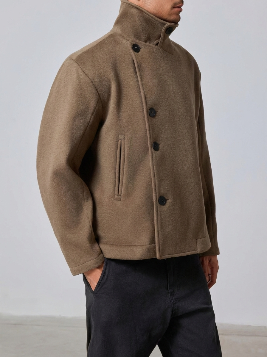 Amari Tailored Wool Short Jacket