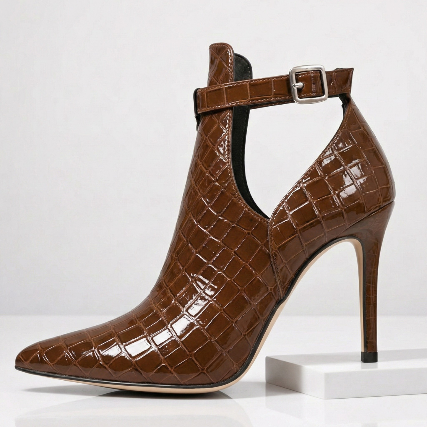 Aurea Gator Stiletto Heels