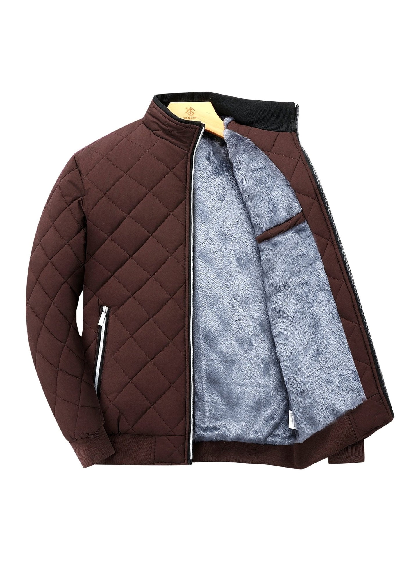 Jules Quilted Fleece-Lined Jacket