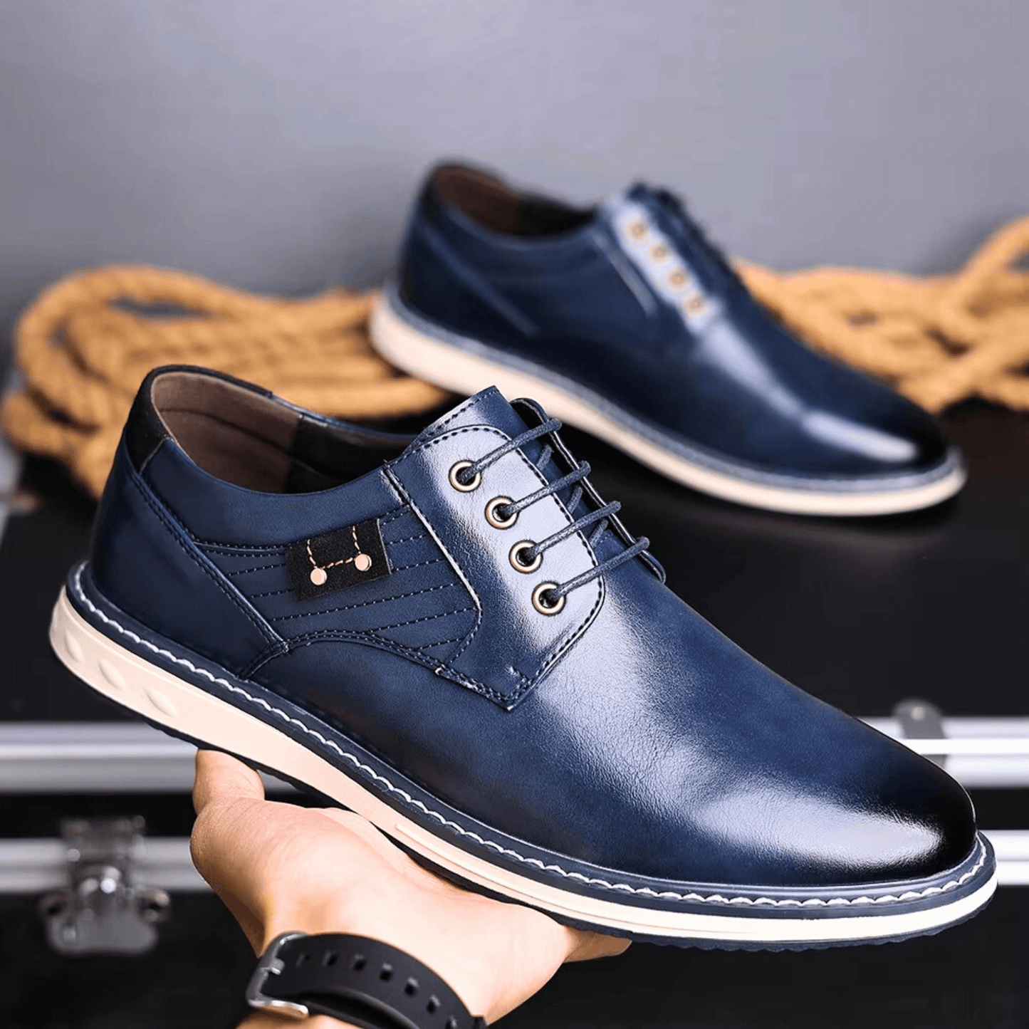 Napoli Leather Derby Shoes