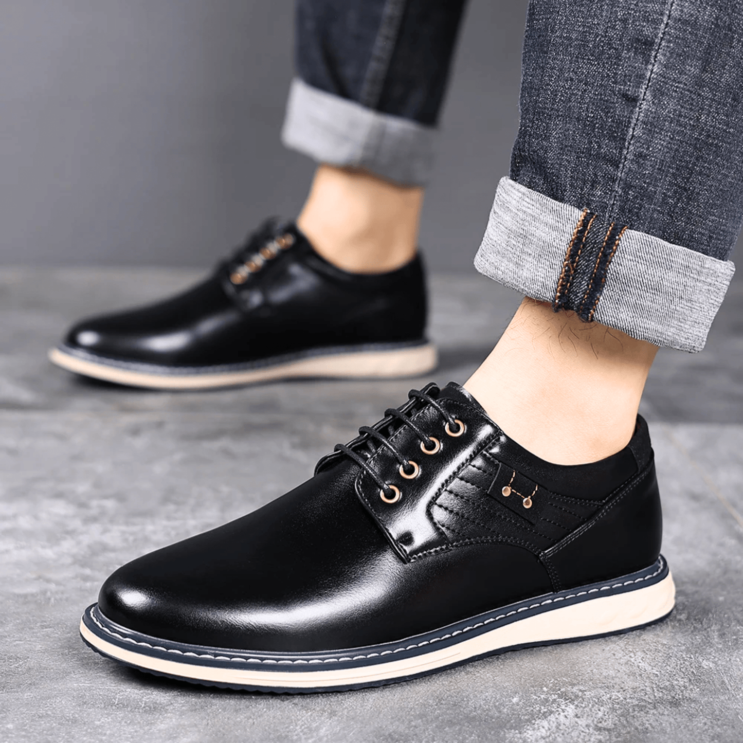 Napoli Leather Derby Shoes