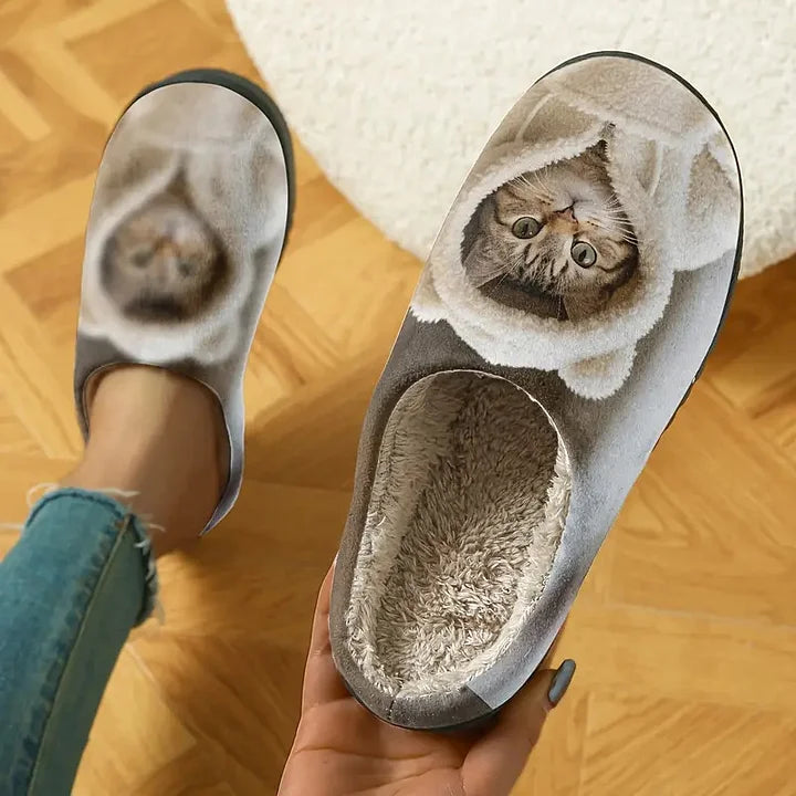 Ciedera Cozy Kitty Slippers