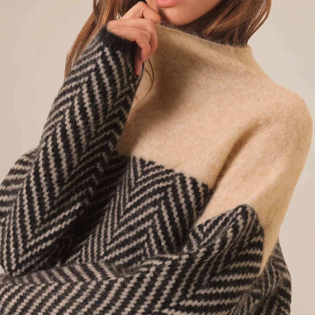 Knitted Turtleneck Sweater
