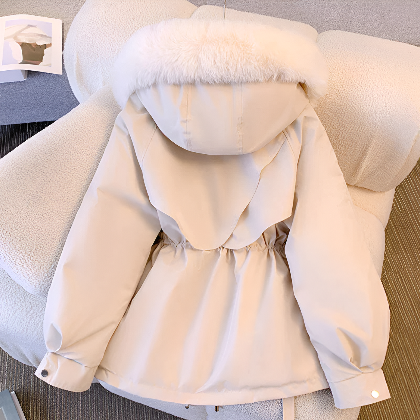 Luxury Faux-Fur Trim Winter Parka