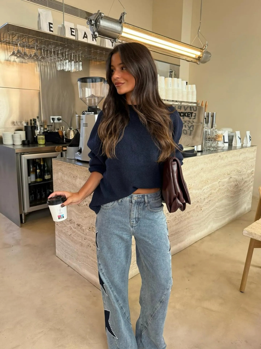 Cleo Star Straight Jeans