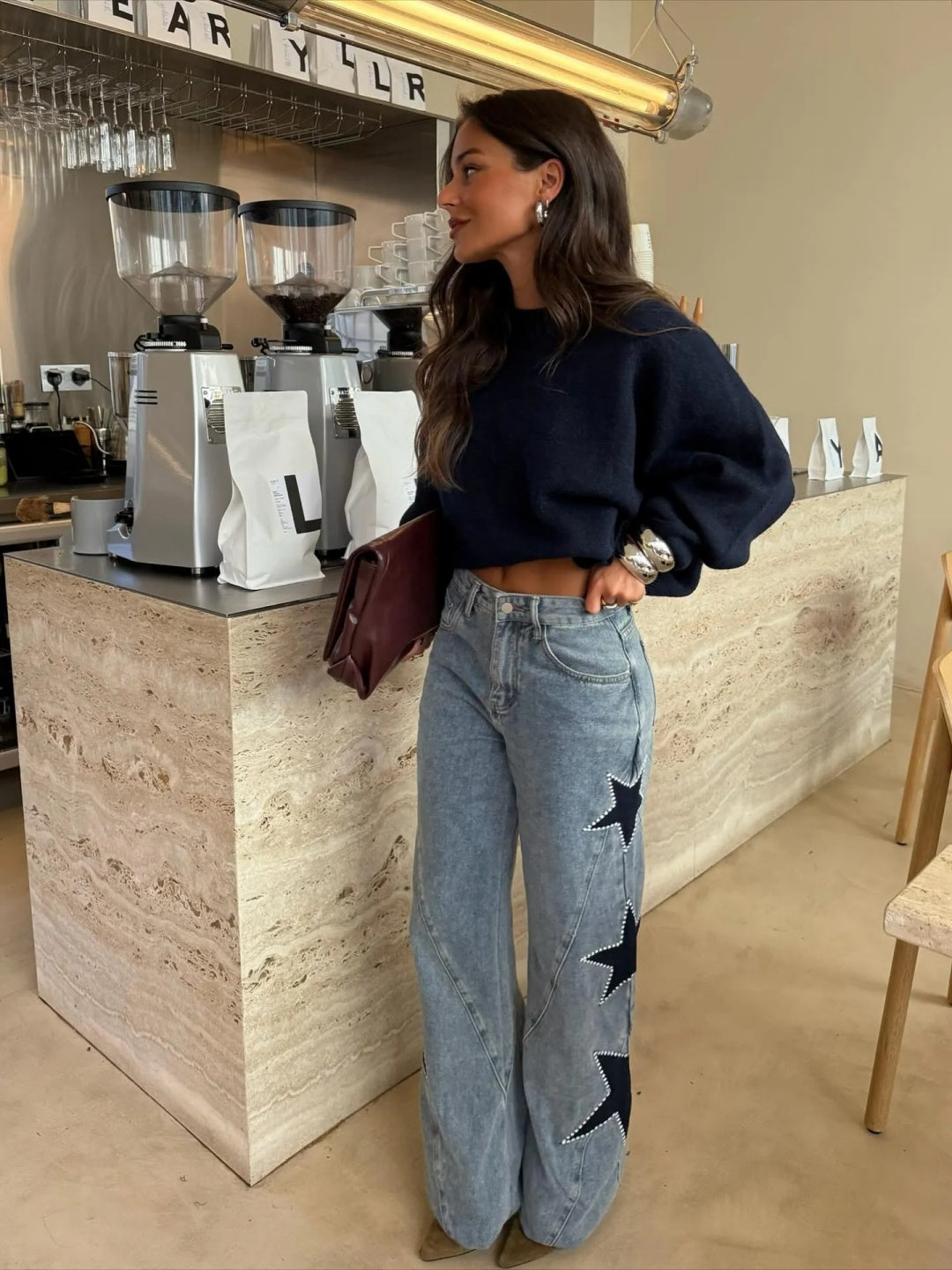 Cleo Star Straight Jeans