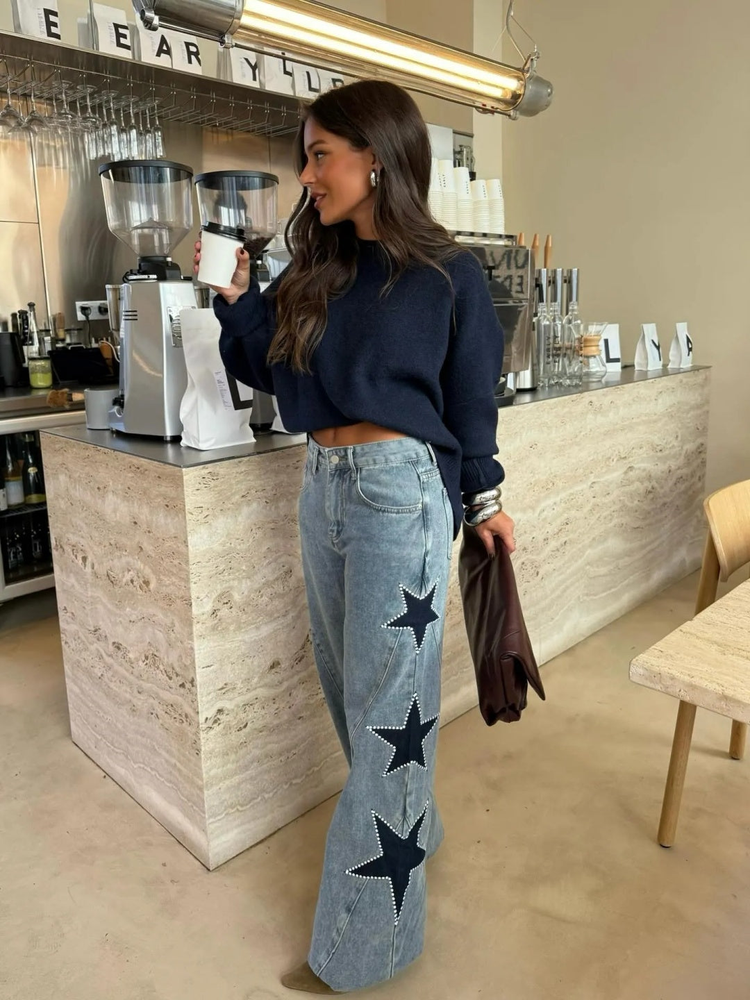 Cleo Star Straight Jeans
