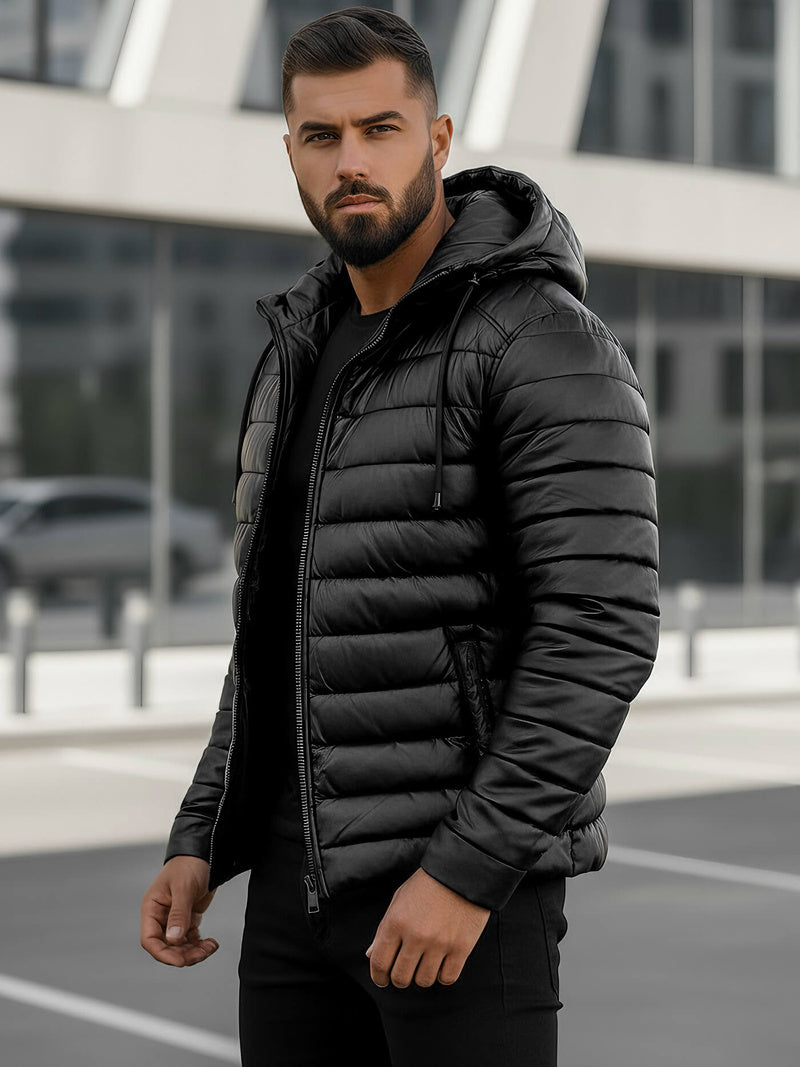 Ciedera Quilted Hooded Jacket