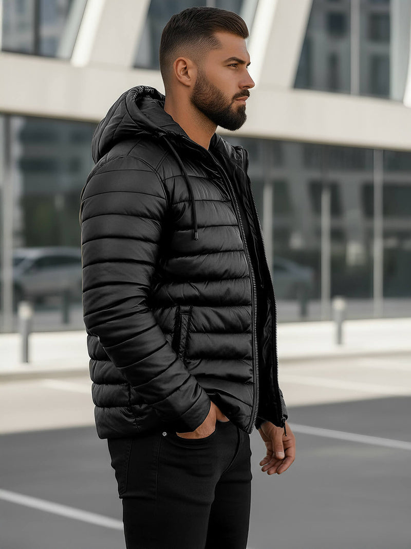 Ciedera Quilted Hooded Jacket