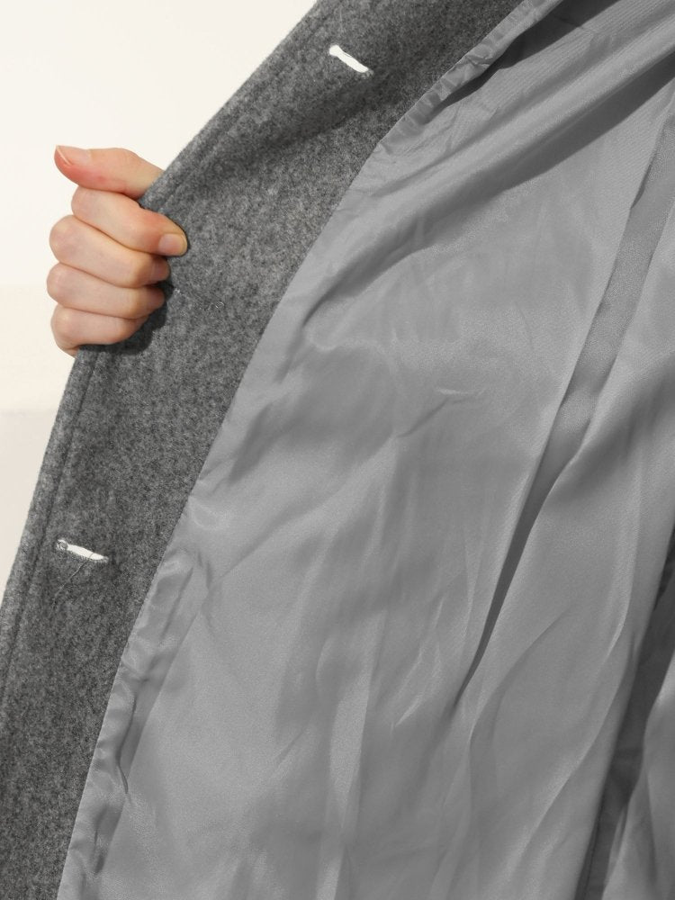 Amber Classic Tailored Wool Blend Coat