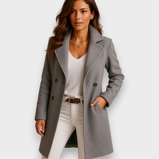 Ciedera Wool-Blend Coat