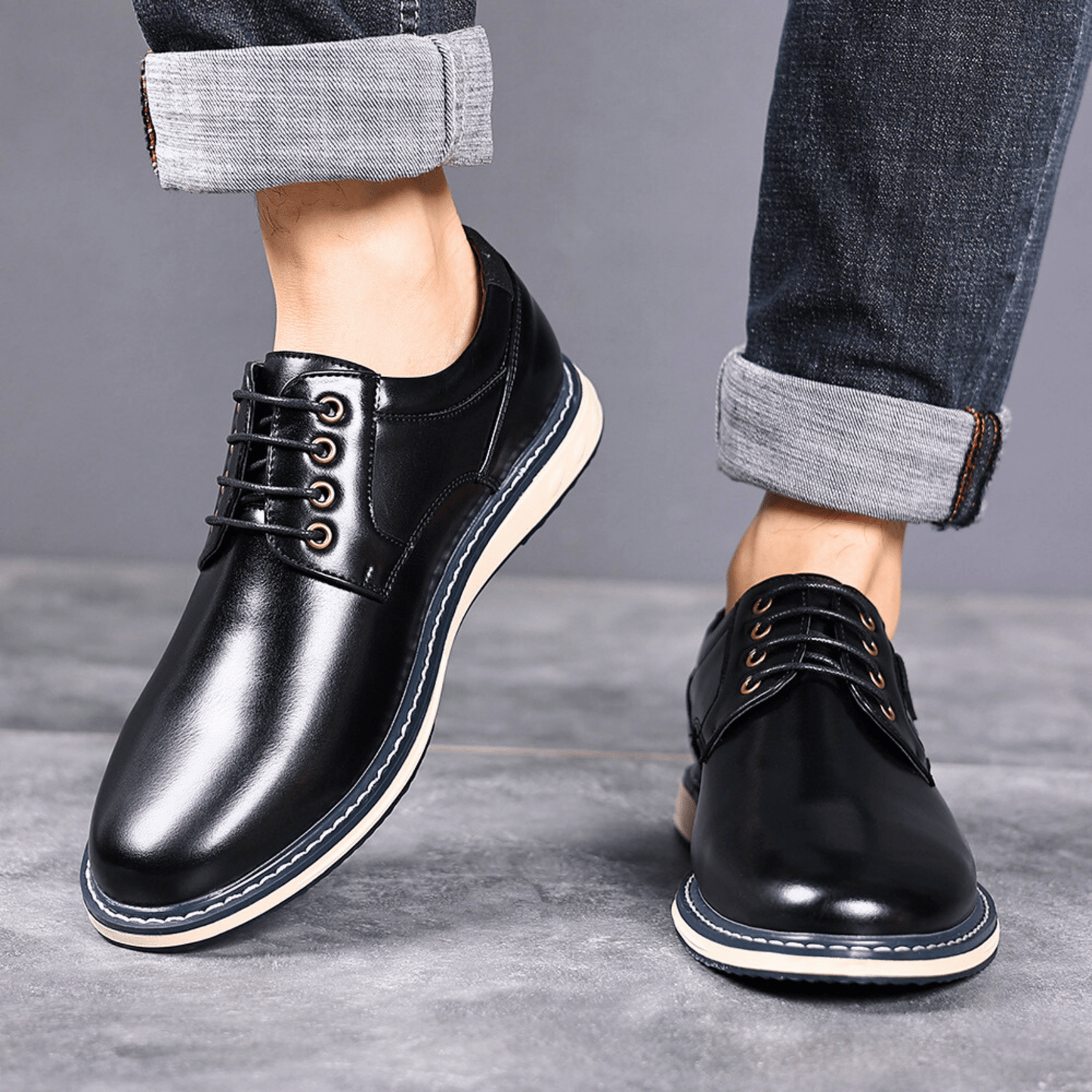 Napoli Leather Derby Shoes
