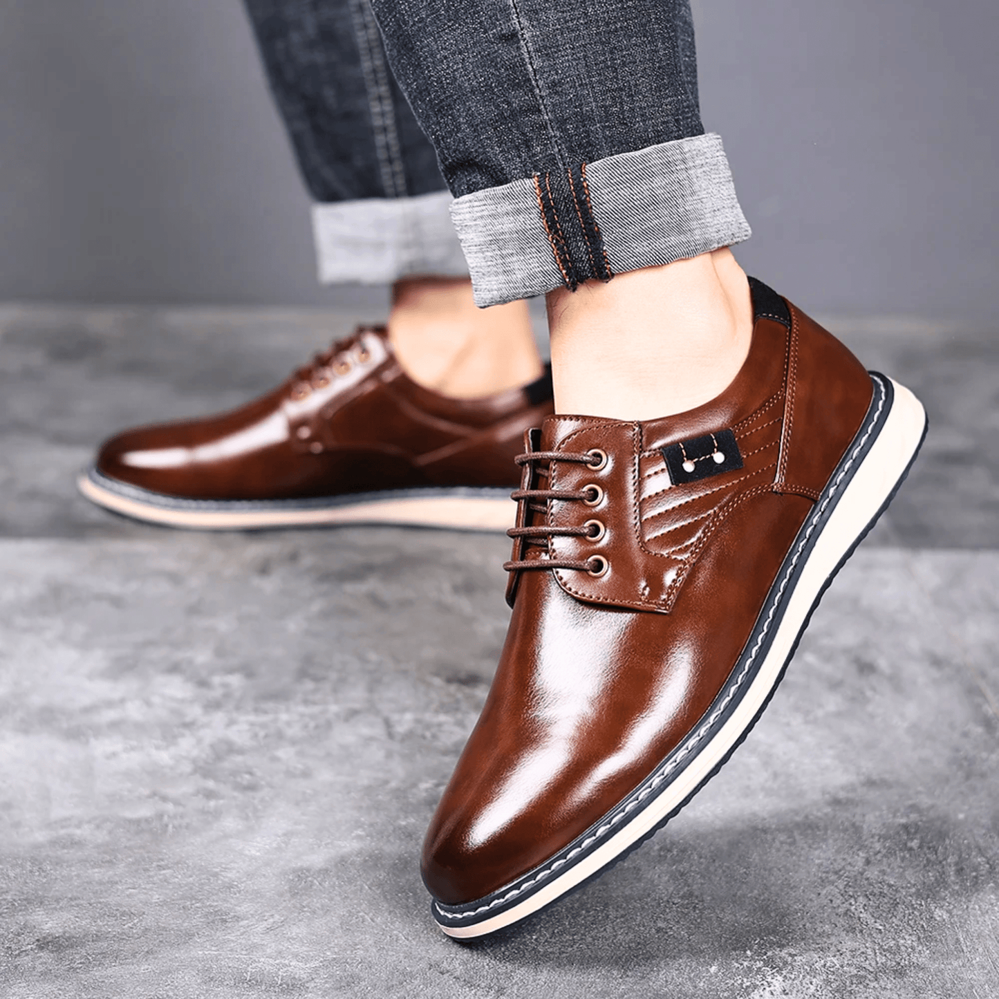 Napoli Leather Derby Shoes