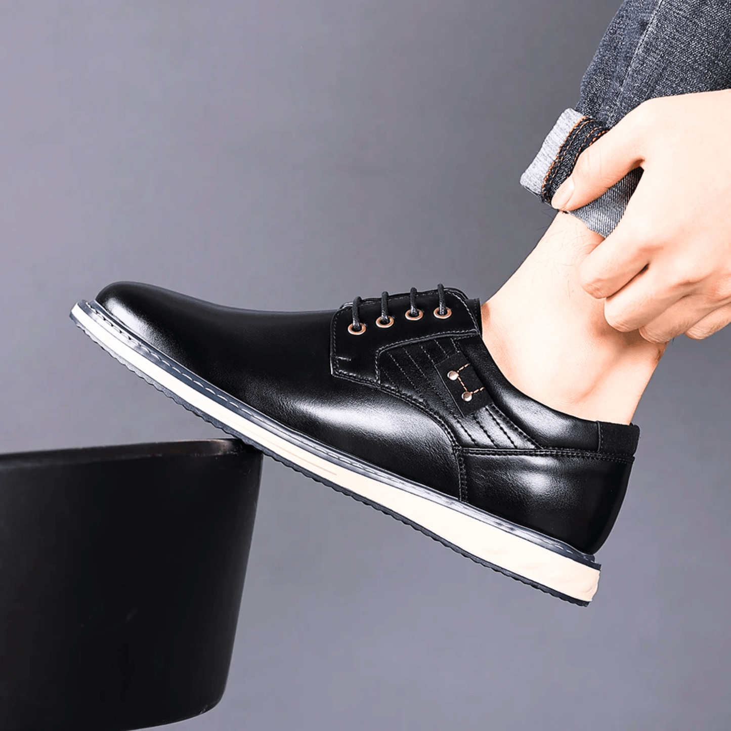 Napoli Leather Derby Shoes