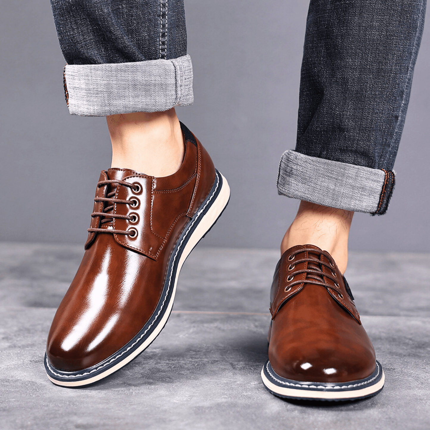 Napoli Leather Derby Shoes